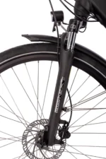 SAXONETTE E-Bike Quantum Sport , Mittelmotor, Tiefeneinsteiger Rahmen 540 Wh Akku, ebike, Elektrofahrrad, Cityrad (Ramenhöhe 50 , Silber) – Bild 3