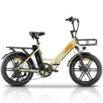 E-Bike Herren City E-Bikes & E-Hollandräder Elektrofahrrad mit 20×3.0 Fat Tire, 36V 20Ah herausnehmbarer Akku Range 150 km ebike,Schwarz E-Klapprad – Bild 2