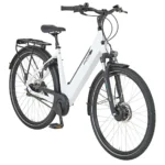 PROPHETE GENIESSER 2.0 Damen City E-Bike 28" | e-novation Vorderradmotor 40 Nm, 400 Wh Akku bis 100 km, Shimano 7-Gang Nabenschaltung