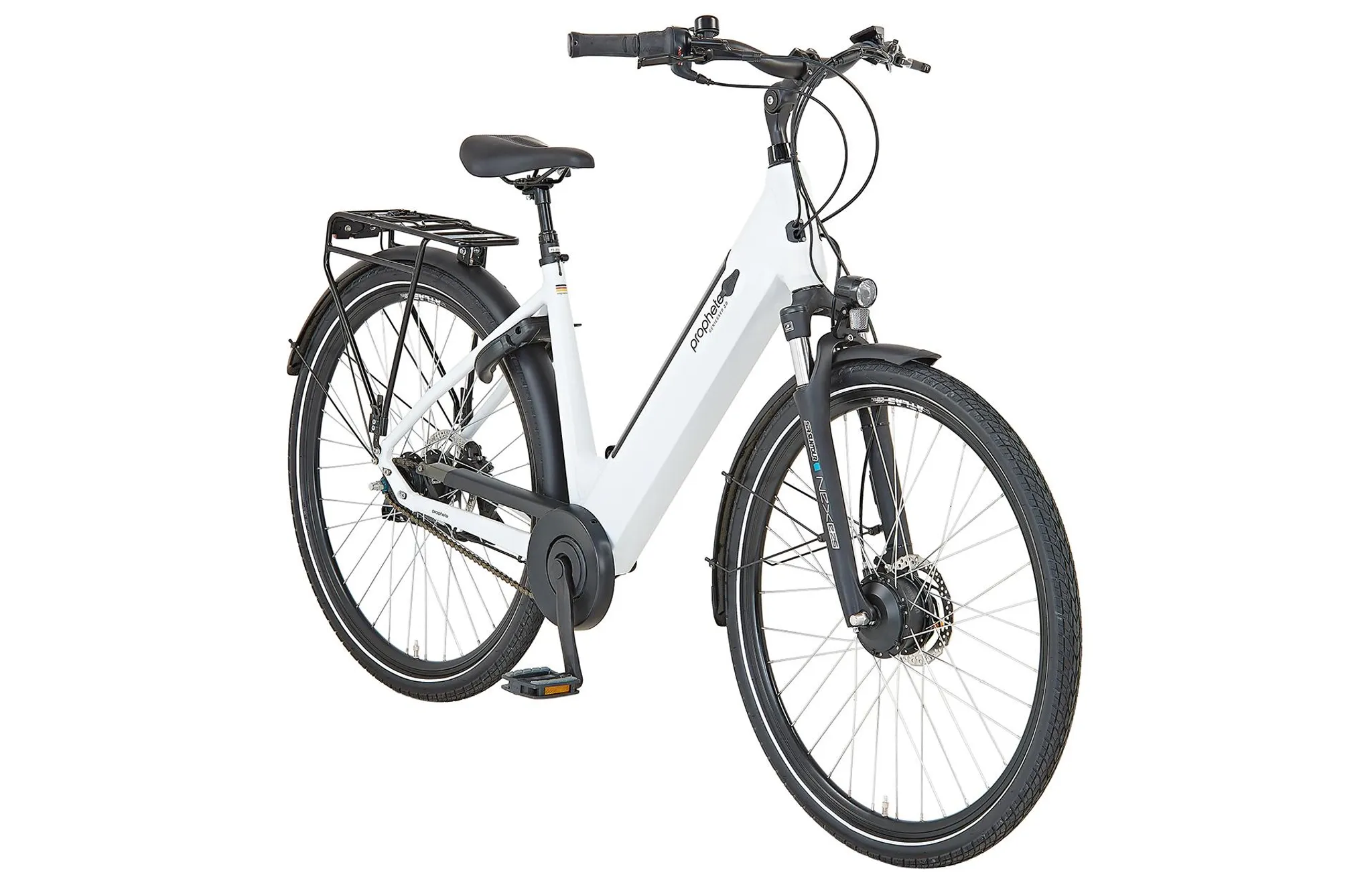 532d1d73345166bcaf69eaff9446c871 PROPHETE GENIESSER 2.0 Damen City E-Bike 28" | e-novation Vorderradmotor 40 Nm, 400 Wh Akku bis 100 km, Shimano 7-Gang Nabenschaltung – Bild 1
