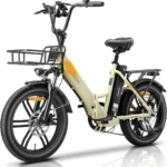 20.8AH 20Zoll E-Bike Faltbar E Bike Klappräder Elektrofahrrad 20 Zoll mit 7-Gang Shimano Klapprad mit Korb Bis 150Km
