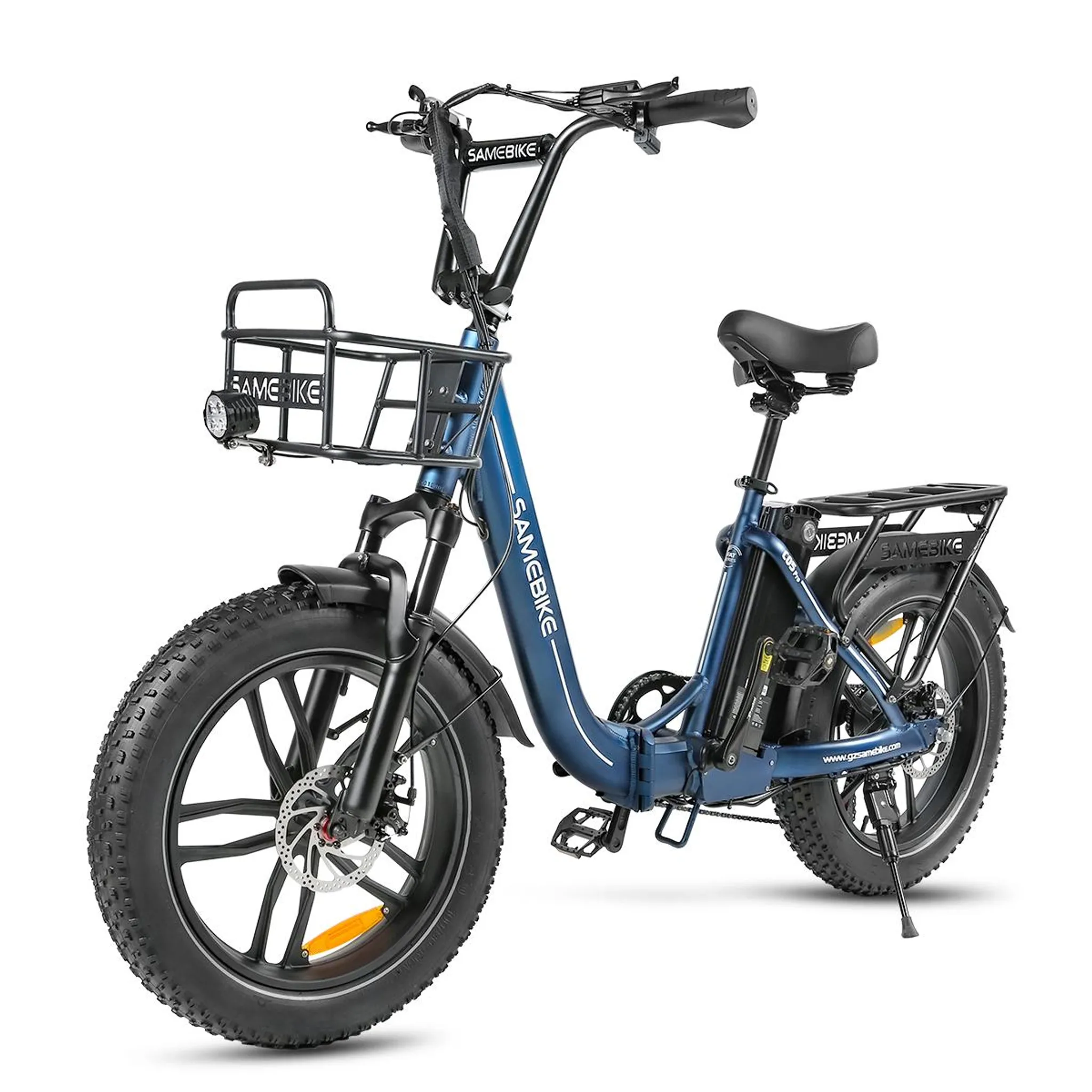 bf0df52c84450787104543816db16e3b 20*4.0Zoll LCD Fat Faltbar E- Bike E-Mountainbike Elektrofahrrad 13Ah 100Km SHIMANO 7 25km/h E Klapprad mit Korb, E-Bike Klappräder für Herren Damen – Bild 1