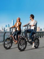 HillMiles E Bike, E-Bike Klapprad mit 36V 13Ah Akku bis zu 80-100km, 20 *3.0 Zoll, 7-Gang SHIMANO, 250W Motor & 25km/h MilePort 1 – Bild 3