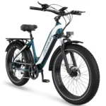 ECORUSH ECO R3 E Bike, Elektrofahrräder mit 26 * 4.0 Breite Reifen, E-Bike 48V 20Ah Lithium-Ionen-Akku, 250W. NFC, E Mountainbike für Damen und Herren