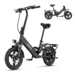 14 Zoll E-Bike Klappräder E-Bikes 250W, 25km/h, 65 km Reichweite, 36V/10.4Ah AKKU Elektrofahrrad Klappbar E-Bike City E-Bikes & E-Hollandräder Faltbar