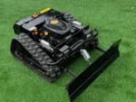 Ferngesteuerter Motor-Rasenmäher CW-500 Schwarz Böschungsmäher mit Schneepflug