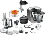 Bosch MUM59M55, 3,9 l, Schwarz, Edelstahl, 0,5 l, LED, Edelstahl, Kunststoff