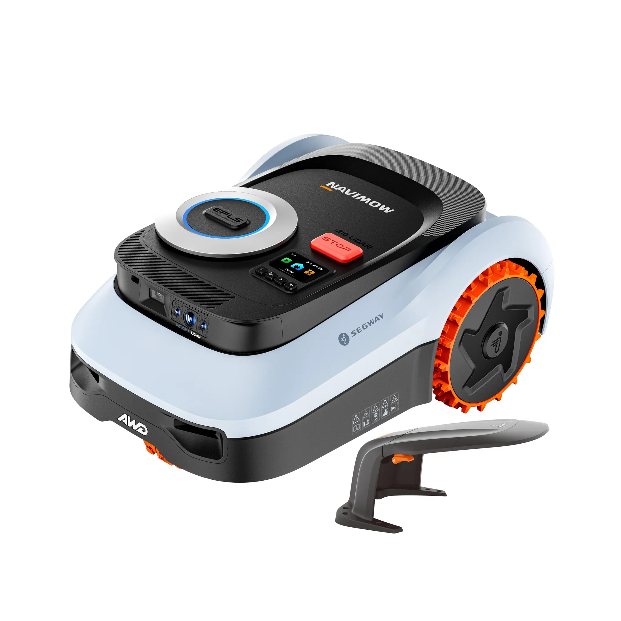 789ff0183f7e0eac0698a66ff1243846 Navimow i210 LiDAR Pro Mähroboter mit Garage M für 1000 m², LiDAR+Vision+NRTK-Navigation, Xero-Turn AWD für 55 % Steigungen (Getrennt versandt werden) – Bild 1