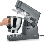 GRAEF Küchenmaschine MYestro KM7016 Knetmaschine mit 7 Liter Edelstahl-Rührschüssel Multifunktionale Rührmaschine 800 Watt Gleichstrommotor – Bild 4