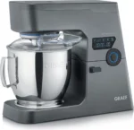 GRAEF Küchenmaschine MYestro KM7016 Knetmaschine mit 7 Liter Edelstahl-Rührschüssel Multifunktionale Rührmaschine 800 Watt Gleichstrommotor