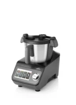 ETA Leonardo Plus I Küchenmaschine mit Kochfunktion und Waage I Dämpfen I Garen I 1000 W I 3.5l Edelstahlschüssel I LCD Display I integrierte Rezepte